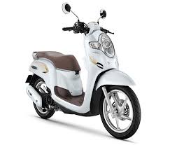 Black Yamaha NMAX scooter side view